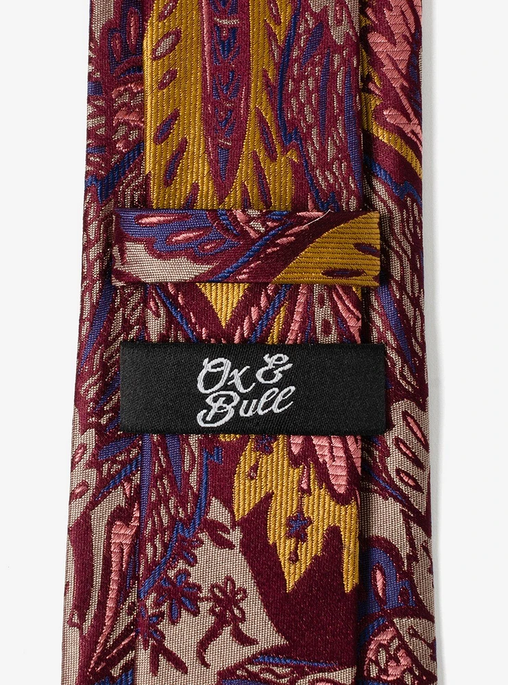 Multi Brown Patterned Silk Tie