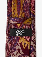 Multi Brown Patterned Silk Tie