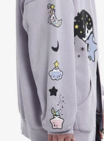 Magical Twin Comets Girls Oversized Hoodie Hot Topic Exclusive