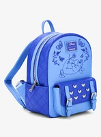 Loungefly Disney Winnie the Pooh Eeyore Embroidered Floral Mini Backpack