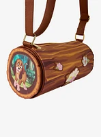 Loungefly Disney The Fox and The Hound Floral Log Figural Crossbody Bag