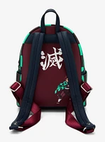 Loungefly Demon Slayer: Kimetsu no Yaiba Tanjiro Figural Mini Backpack