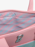 Loungefly Barbie Pastel Color Block Convertible Tote Bag