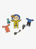 Coraline X SpooksieBoo Paper Doll Sticker Sheet