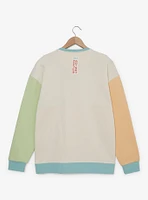Sanrio Hello Kitty and Friends Bento Box Color Block Crewneck - BoxLunch Exclusive