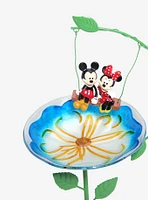 Disney Mickey & Minnie Swing Floral Bird Bath
