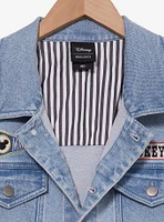 Disney Mickey Mouse Carnival Patches Denim Vest - BoxLunch Exclusive