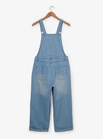 Disney Mickey Mouse Carnival Icons Women's Striped Overalls