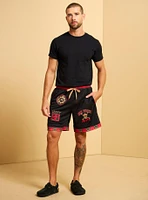 One Piece Monkey D. Luffy Embroidered Icon Shorts - BoxLunch Exclusive