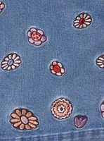 Disney Daisy Duck Denim Toddler Overall Dress — BoxLunch Exclusive