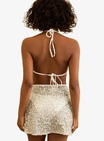 Dippin' Daisy's Rumours Tie String Skirt Silver