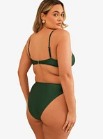 Dippin' Daisy's Seashore High Waist Cheeky Swim Bottom Hunter