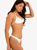 Dippin' Daisy's Seaport Thong Swim Bottom White