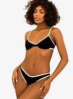 Dippin' Daisy's West Coast Underwire Swim Top Black Rib