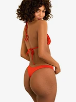 Dippin' Daisy's Seaport Thong Swim Bottom Poppy