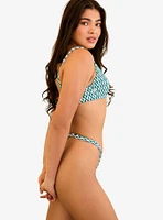 Dippin' Daisy's Bisou Cinched Cheeky Swim Bottom Blue Jean