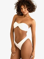 Dippin' Daisy's Hudson Bandeau Swim Top White