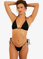 Dippin' Daisy's Presley Tie String Swim Bottom Black