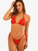 Dippin' Daisy's Paris Tie String Swim Bottom Poppy