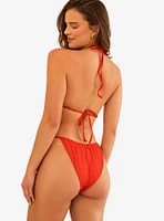 Dippin' Daisy's Paris Tie String Swim Bottom Poppy