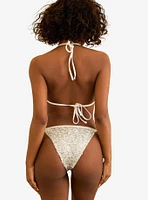 Dippin' Daisy's Prince Triangle Swim Top Silver