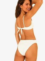 Dippin' Daisy's Seashore High Waist Cheeky Swim Bottom White