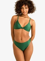 Dippin' Daisy's Zen Knotted Triangle Swim Top Hunter