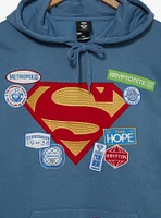 DC Comics Superman Logo Patch Hoodie — BoxLunch Exclusive
