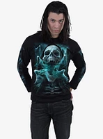 Spiral Ghost Skull Long Sleeve T-Shirt