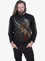 Spiral Razor Back Long Sleeve T-Shirt