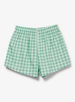 Peanuts Snoopy & Woodstock Gingham Women's Boxer Shorts