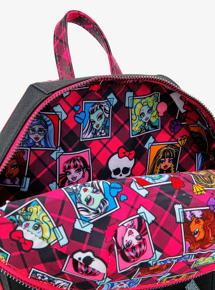 Loungefly Monster High Coffin Locker Figural Mini Backpack