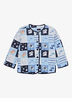 Bluey Blue Quilted Toddler Jacket — BoxLunch Exclusive