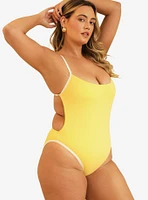 Dippin' Daisy's Soul Scoop Neck High Waist Swim One Piece Sunshine