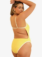 Dippin' Daisy's Soul Scoop Neck High Waist Swim One Piece Sunshine