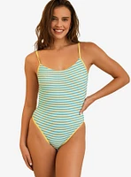 Dippin' Daisy's Soul Scoop Neck High Waist Swim One Piece Pool Party