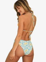 Dippin' Daisy's Gracie Triangle Swim Top Honey Suckle/Sunkissed