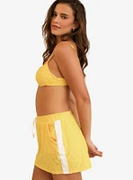 Dippin' Daisy's Annie Elastic Waist Mini Skirt Sunblock