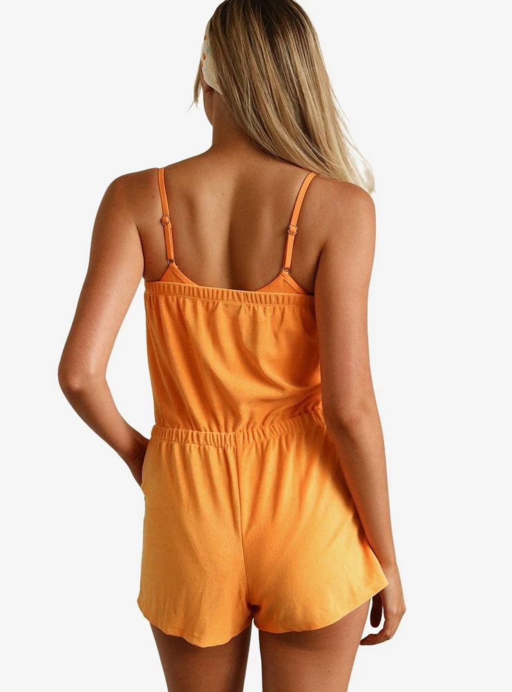 Dippin' Daisy's Napa Bandeau Style Romper Kumquat Terry