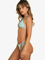 Dippin' Daisy's Palm Tie Back Triangle Swim Top Pool Terry