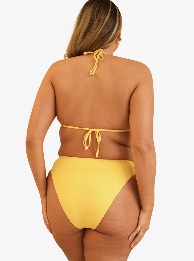 Dippin' Daisy's Seashore High Waist Cheeky Swim Bottom Sunshine