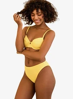 Dippin' Daisy's Seashore High Waist Cheeky Swim Bottom Sunshine