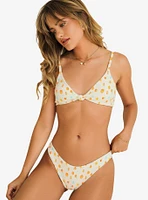 Dippin' Daisy's Zen Knotted Triangle Swim Top Clementine