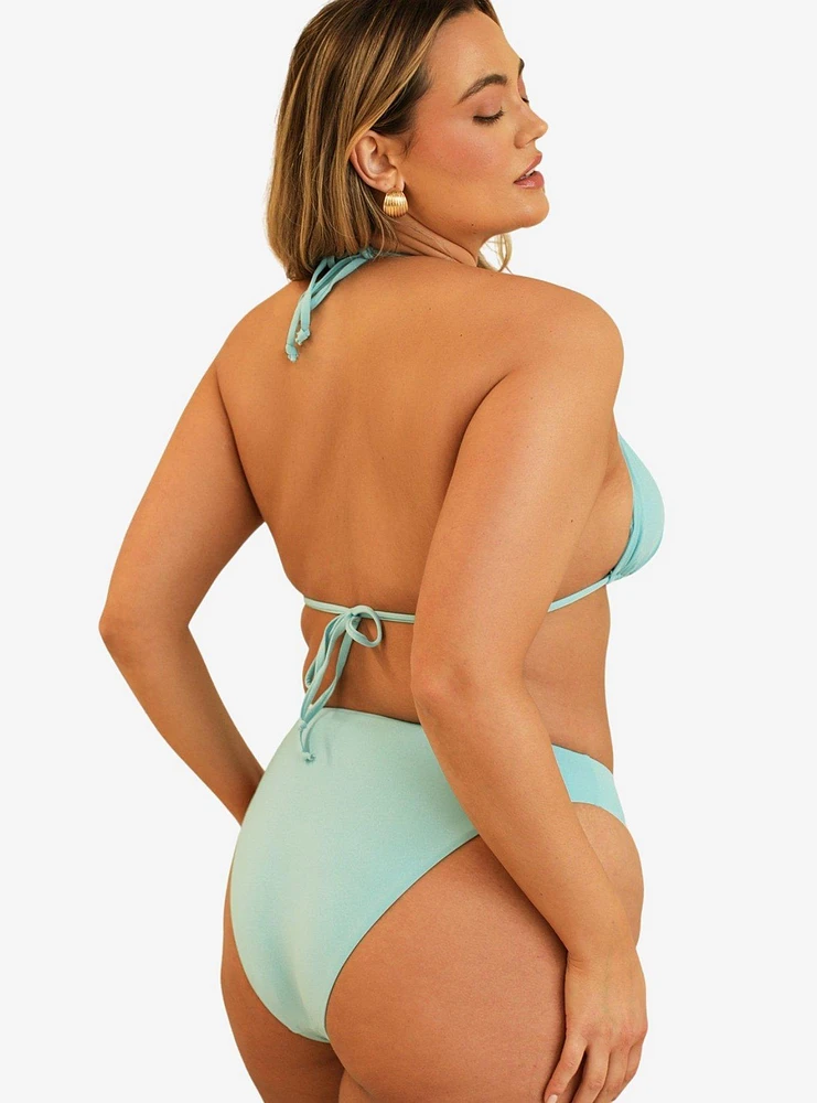 Dippin' Daisy's Palm Tie Back Triangle Swim Top Pool