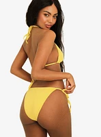 Dippin' Daisy's Palm Tie Back Triangle Swim Top Sunshine