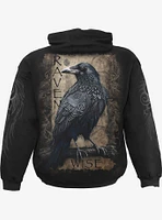 Spiral Raven Wise Hoodie