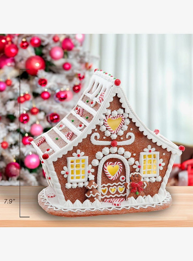 Gingerbread House LED Figure