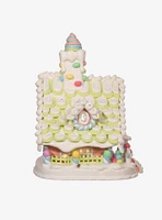 Pastel Light Up Gingerbread House Figure