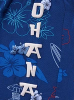 Disney Lilo & Stitch Floral Toddler Woven Button-Up Shorts Set - BoxLunch Exclusive