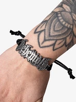 Alchemy of England Behemoth: Logo Bracelet Waxed Cord Wriststrap